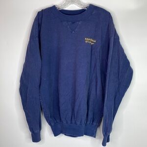 Wek The World Goodyear Racing Blue Long Sleeve Sweatshirt Size XL